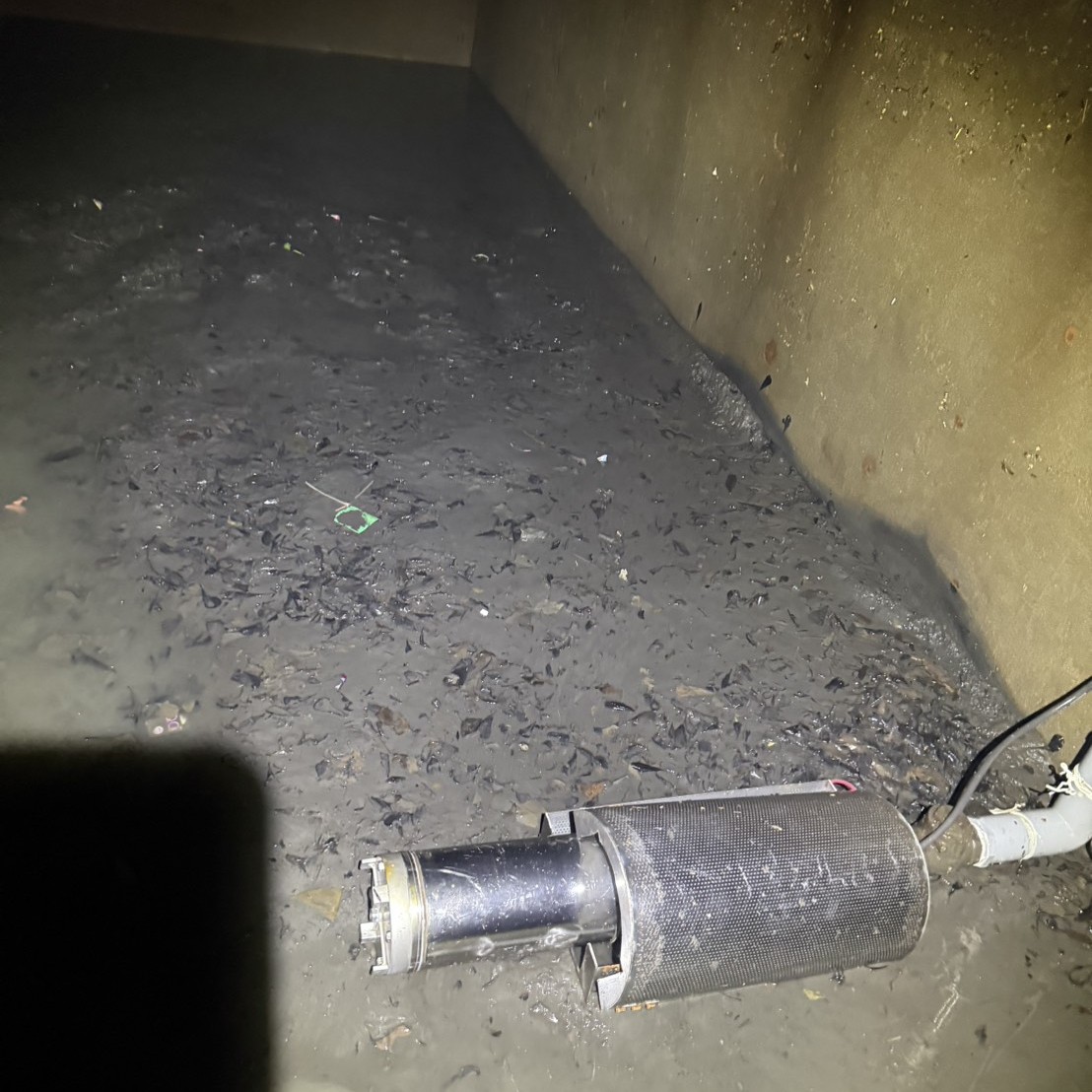 雨水回收池泥沙